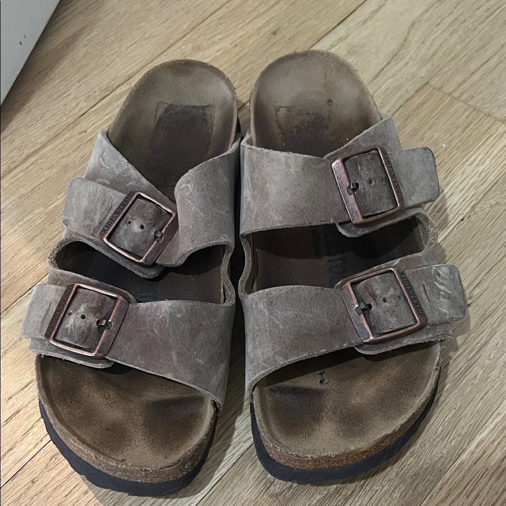 Birkenstock Brown Leather Sandals